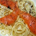 おぎー＊'s cooksnap of when they made スモークサーモンの濃厚クリームパスタ♪.