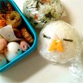 すずゆー's cooksnap of when they made キャラ弁❈ZAQおにぎり.
