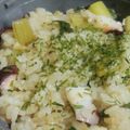 めかにか's cooksnap of when they made タコと野沢菜のチャーハン～青じそ風味.