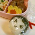 春なし's cooksnap of when they made かわいい♡むすめちゃん♬キャラ弁.