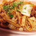 asianinaz's cooksnap of when they made 絶品！こくうま焼きうどん.