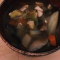 rupikka's cooksnap of when they made 春を感じる具たくさんみそ汁（煮干しだし）.