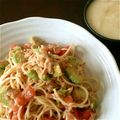 コタユヅ's cooksnap of when they made 簡単ツナ缶&アボカド&トマトの冷製パスタ.