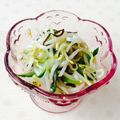 MemoMyself's cooksnap of when they made ❀もやしときゅうり塩昆布ﾅﾑﾙ❀.