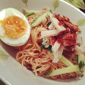 Renapoyo's cooksnap of when they made 素麺でビビン麺.