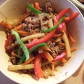 カバゴン's cooksnap of when they made じゃがいもで青椒肉絲.