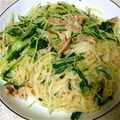 ミニうさちゃん's cooksnap of when they made そうめんの炒め物.