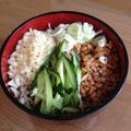 ヒガママ's cooksnap of when they made 納豆たぬき冷やしそば.