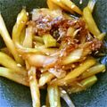 ゆっかりー◎'s cooksnap of when they made ブロッコリーの茎で箸休め.