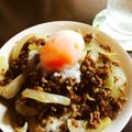 3yes's cooksnap of when they made ★簡単！美味しい＊温玉のせそぼろ丼＊♪.
