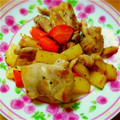 もっけピン's cooksnap of when they made 簡単♥じゃがいもと鶏モモのガーリック焼き.