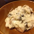 y_january's cooksnap of when they made 豚ヒレ☆きのこクリームソース.