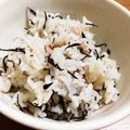 南極はんぞー's cooksnap of when they made ひじきと梅干の炊き込みご飯.