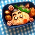 yuzuokaki's cooksnap of when they made キャラ弁 クレヨンしんちゃん.