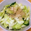 ☆またこ☆'s cooksnap of when they made とまらない！キャベツときゅうりのサラダ.