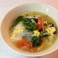eMe33's cooksnap of when they made 水餃子とお野菜のスープ ♡.