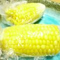 ★ゴエモン★'s cooksnap of when they made レンジで５分☀甘～いとうもろこし.