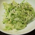 ミーリュウ's cooksnap of when they made お手軽副菜☆キャベツと黒ごまのサラダ.