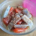 cucuchan's cooksnap of when they made やみつきおさしみこんにゃく.