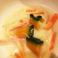 とみぼうや's cooksnap of when they made 角切りかぼちゃの♫ツナ豆乳スープ.