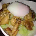 娘にゃんこ's cooksnap of when they made 温玉とろ～り、鶏の照り焼き丼.