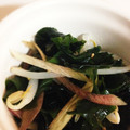 RYK1205's cooksnap of when they made みょうがの効いた夏のもやしわかめ.