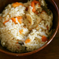 rakuen's cooksnap of when they made わらびの炊き込み御飯.