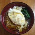 まみおーじ's cooksnap of when they made ☆居酒屋つきだし風☆温泉卵そうめん♪.