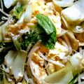 crystaI's cooksnap of when they made チンゲン菜ともやしの玉子炒め.