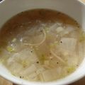 amanusa's cooksnap of when they made コロコロ大根とザーサイのスープ.