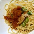 愛羽ちゃん's cooksnap of when they made オクラとささみの冷製パスタ.