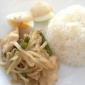 ちきakki's cooksnap of when they made 鶏肉とニンニクの芽の焼肉炒め.