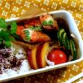 ＊ノワ＊'s cooksnap of when they made カラフル野菜とチーズの豚ソース巻き.