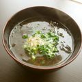 BIGI's cooksnap of when they made もずくの味噌汁.