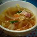 ジョンリークッカー's cooksnap of when they made キャベツたっぷりトマトコンソメスープ♪.