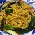 tomcha0079's cooksnap of when they made 九条葱とジャコの和風パスタ.