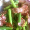 やまゆっこっこ's cooksnap of when they made お手軽！にんにくの芽のベーコン炒め.