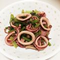 ぽひぽんた's cooksnap of when they made 簡単☆イカと小松菜のオリーブオイル炒め.