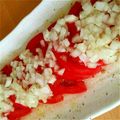 geh144's cooksnap of when they made トマトサラダ 玉ねぎドレッシング.