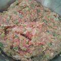 ひーちゃん☆ミ's cooksnap of when they made 我が家のキャベツたくさん餃子タネ.