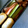 kam嫁's cooksnap of when they made *お弁当…とりあえず甘い卵焼き.