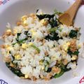 mikidouzan's cooksnap of when they made 給食メニュー☆三色丼.