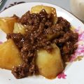 マヨミ's cooksnap of when they made めちゃうまっ☆そぼろ肉じゃが.