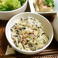 あやにゃん。's cooksnap of when they made ソラマメとひじき&カニかまご飯.