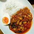 fukau's cooksnap of when they made 鯖缶と大豆のカレー.