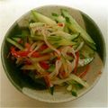 miso☆syoyu's cooksnap of when they made きゅうりとカニかまの塩レモン和え。.