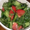 malanao's cooksnap of when they made トマトときゅうりの青しそ和え.