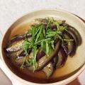 emueemuai's cooksnap of when they made 甘くない＊簡単茄子の煮浸し＊大葉風味.
