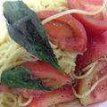 むっちゃり's cooksnap of when they made トマトの冷製パスタ.