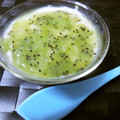 kemeta's cooksnap of when they made ＊ヨーグルトのキウイソースかけ＊.